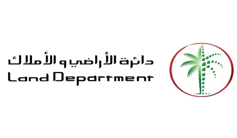 Dubai Land Department official logo with Arabic text and palm tree emblem